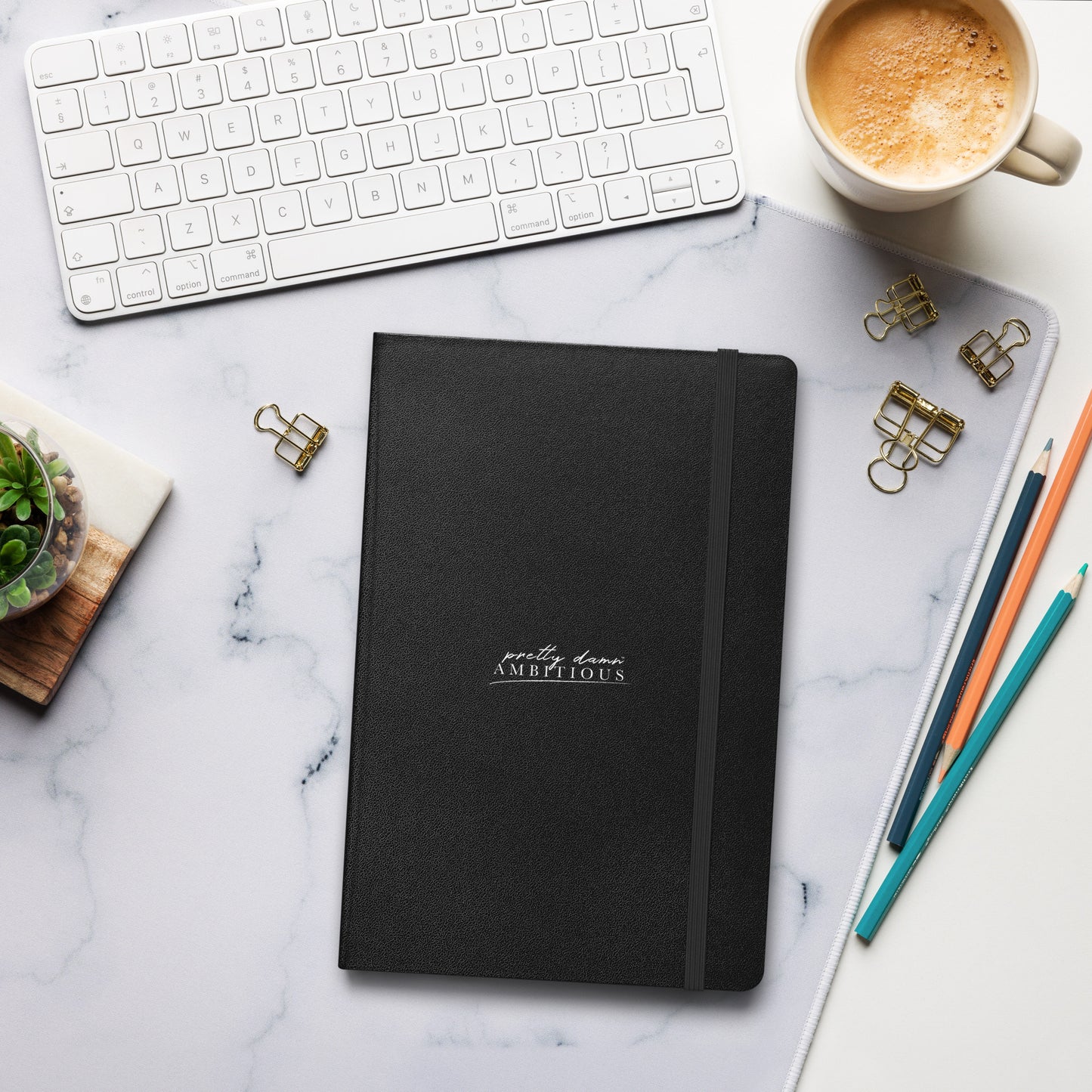 Pretty Damn Ambitious™ Hardcover Bound Notebook