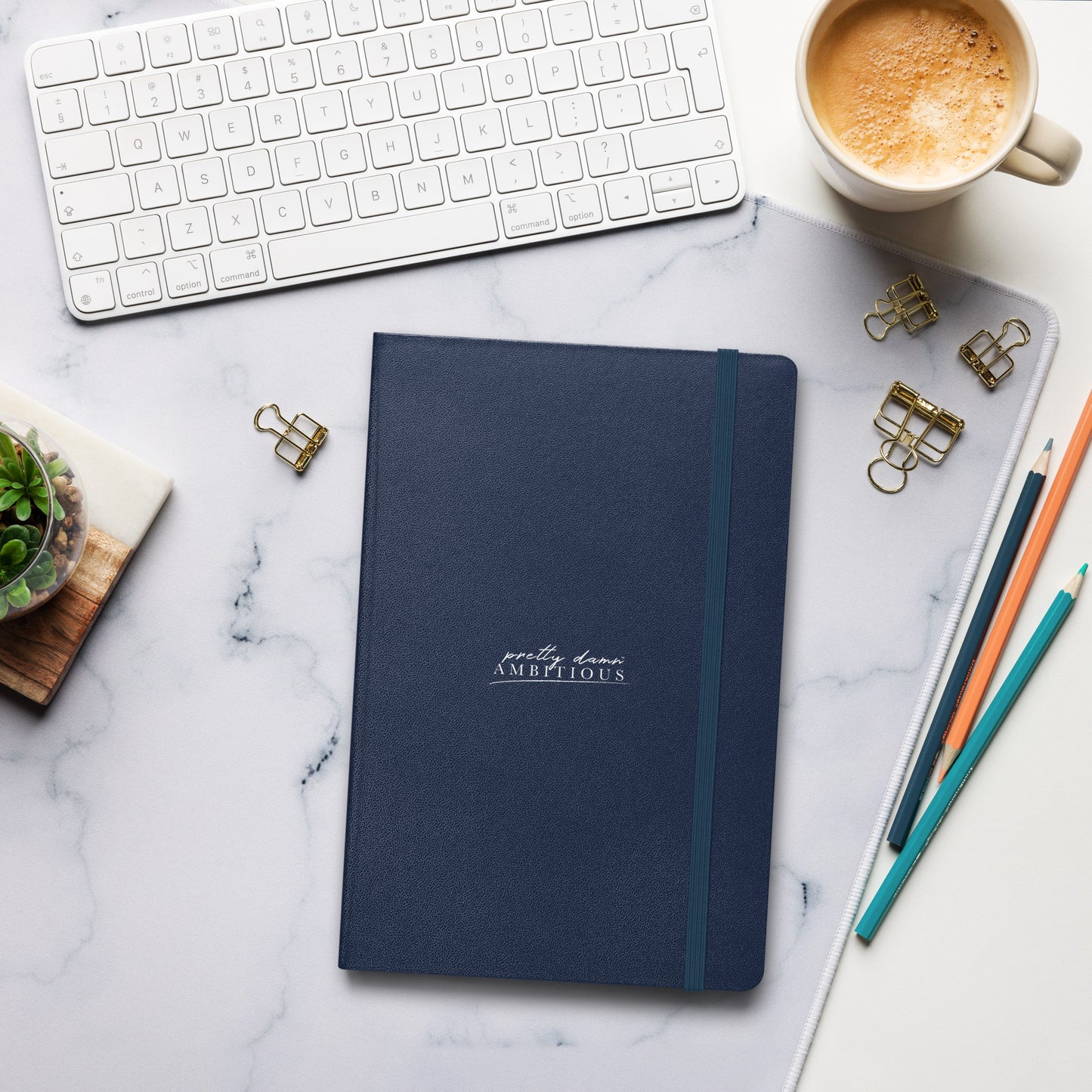Pretty Damn Ambitious™ Hardcover Bound Notebook